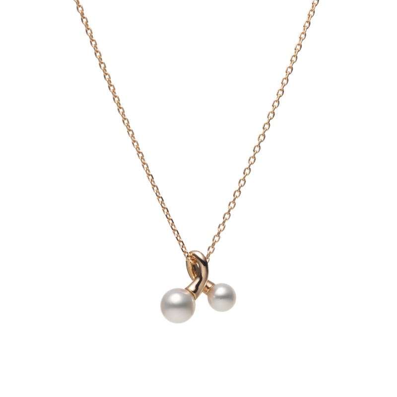 【MIKIMOTO】ミキモトVコードパールペンダン  シルバー PP 206405/br2885kt