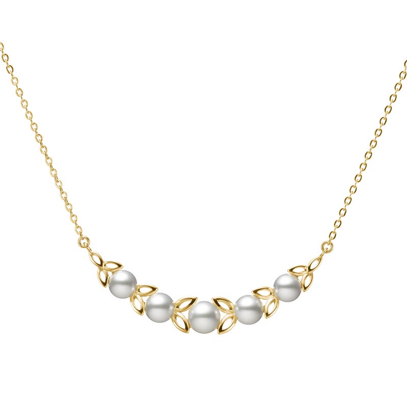 ステーションネックレス PP-20480K ジュエリー｜MIKIMOTO - ミキモト